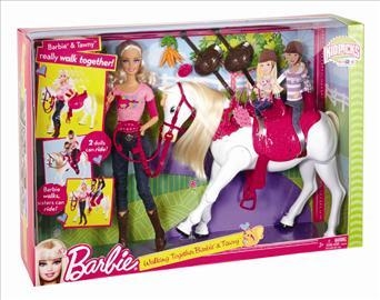 Barbie y caballo de paseo 